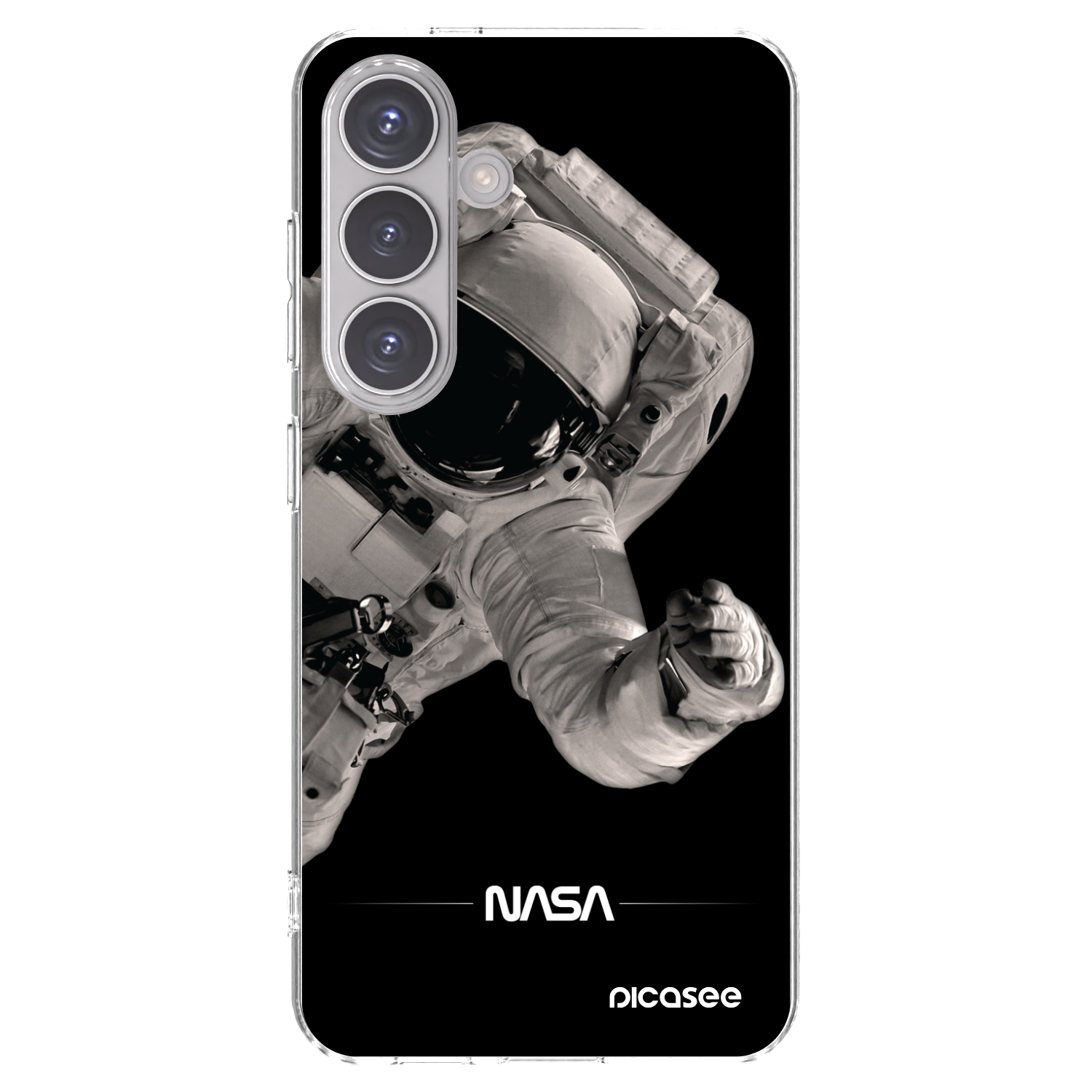 Picasee διαφανής θήκη σιλικόνης Samsung Galaxy S24 S921B 5G - Astronaut Big
