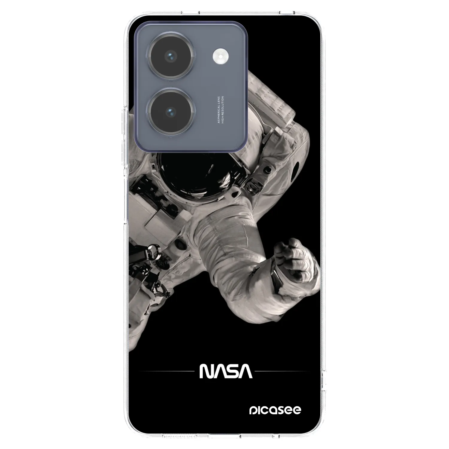 Picasee διαφανής θήκη σιλικόνης Vivo Y36 4G - Astronaut Big