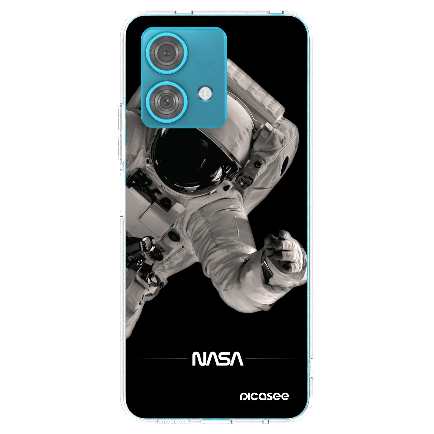 Picasee διαφανής θήκη σιλικόνης Motorola Edge 40 Neo - Astronaut Big