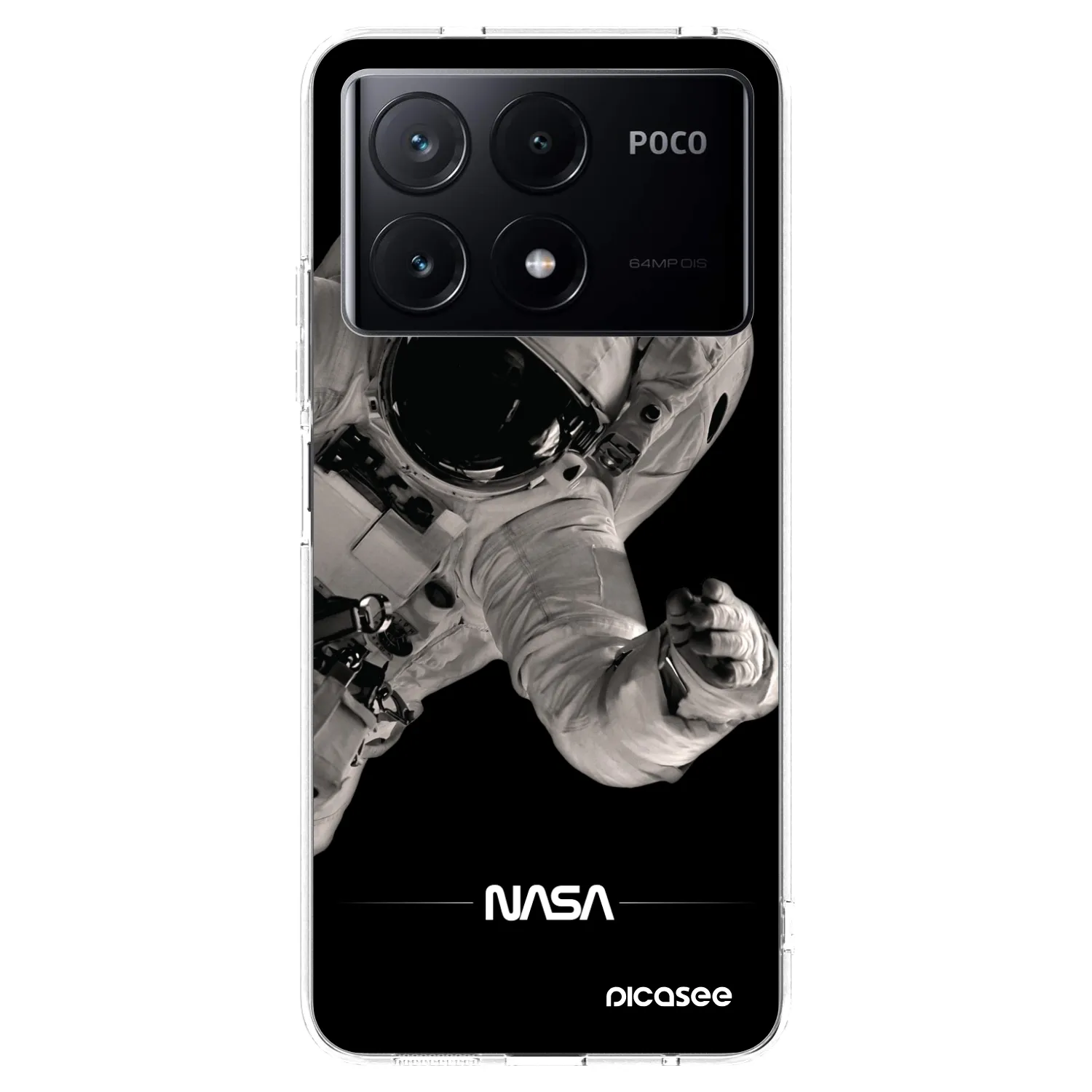 Picasee διαφανής θήκη σιλικόνης Xiaomi Poco X6 Pro - Astronaut Big