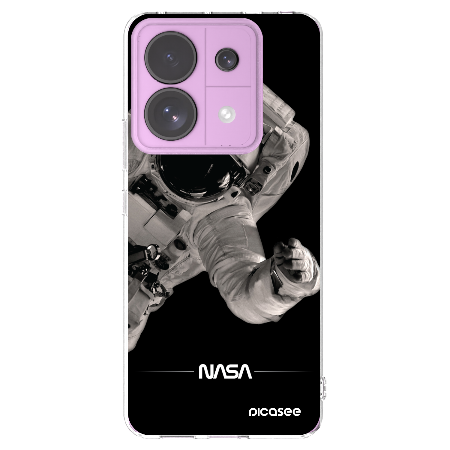 Picasee διαφανής θήκη σιλικόνης Xiaomi Redmi Note 13 Pro 5G - Astronaut Big
