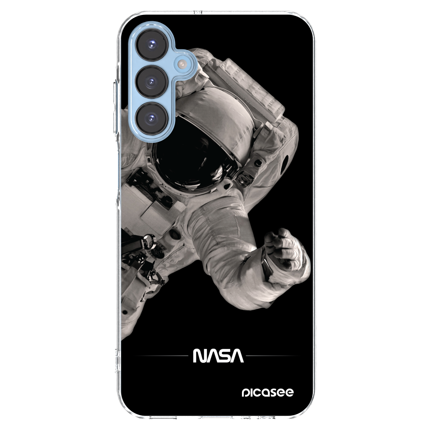 Picasee διαφανής θήκη σιλικόνης Samsung Galaxy A15 A156B 5G - Astronaut Big
