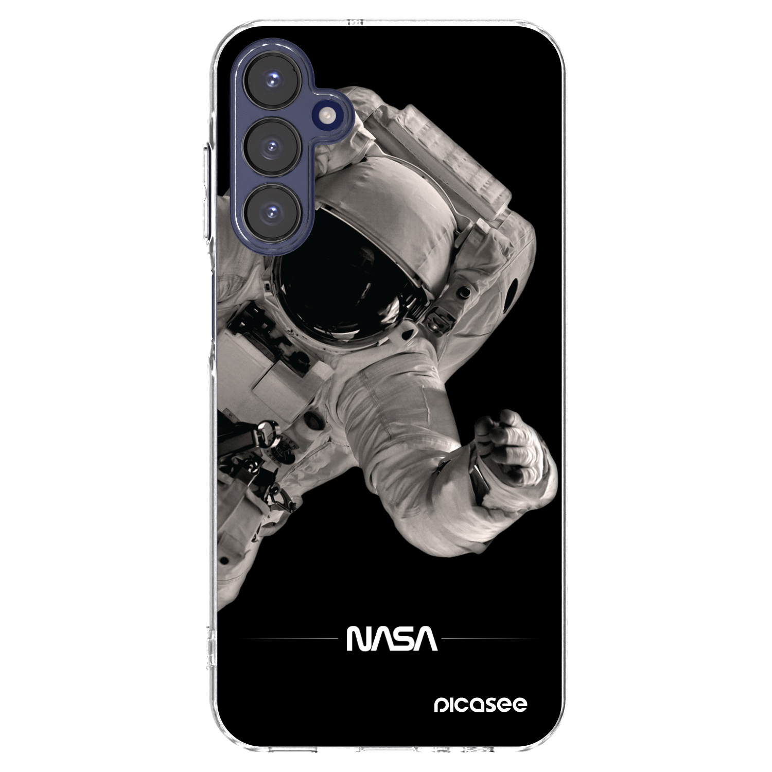 Picasee διαφανής θήκη σιλικόνης Samsung Galaxy A15 A155F 4G - Astronaut Big