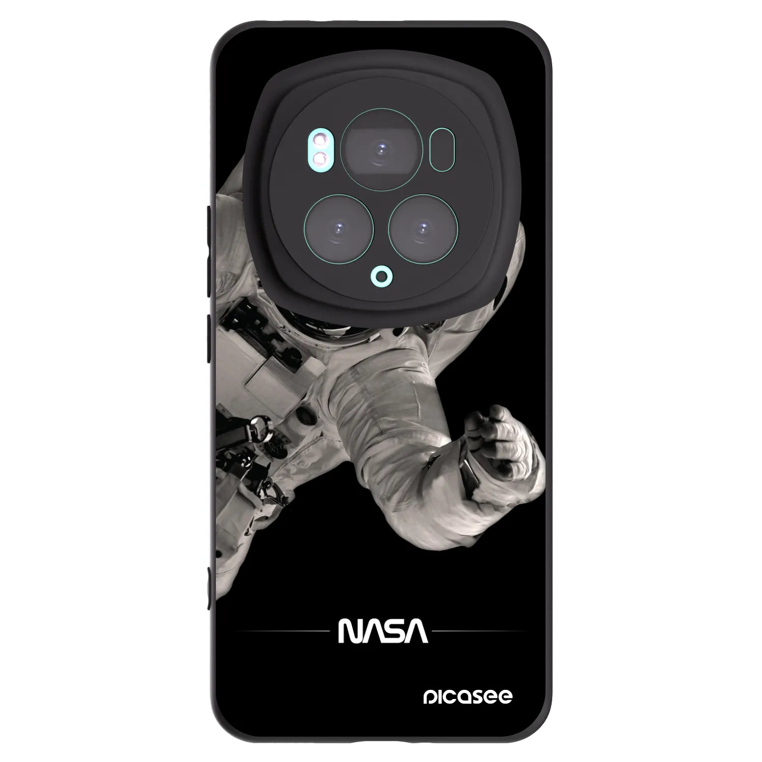 Picasee Μαύρη θήκη σιλικόνης για Honor Magic6 Pro - Astronaut Big