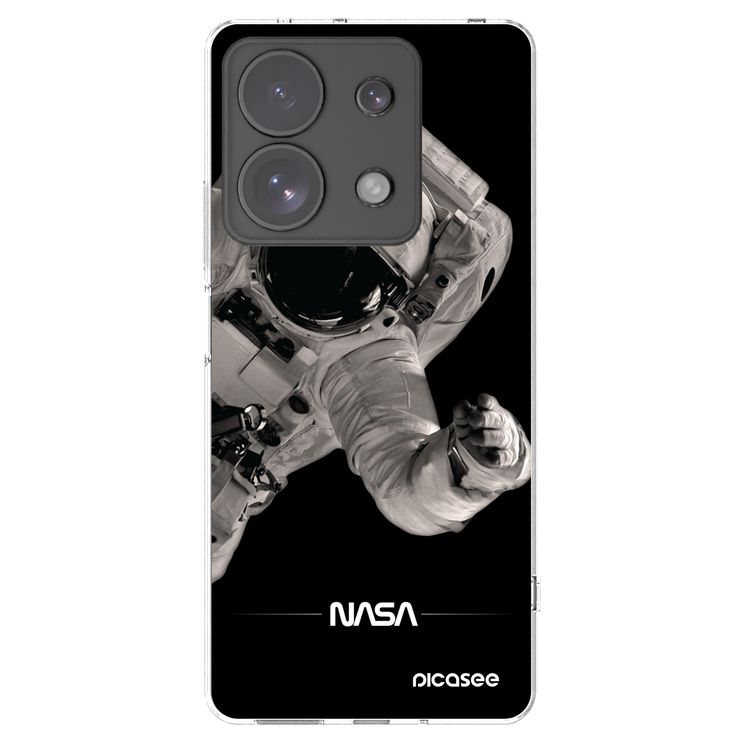 Picasee διαφανής θήκη σιλικόνης Xiaomi Redmi Note 13 Pro 4G - Astronaut Big