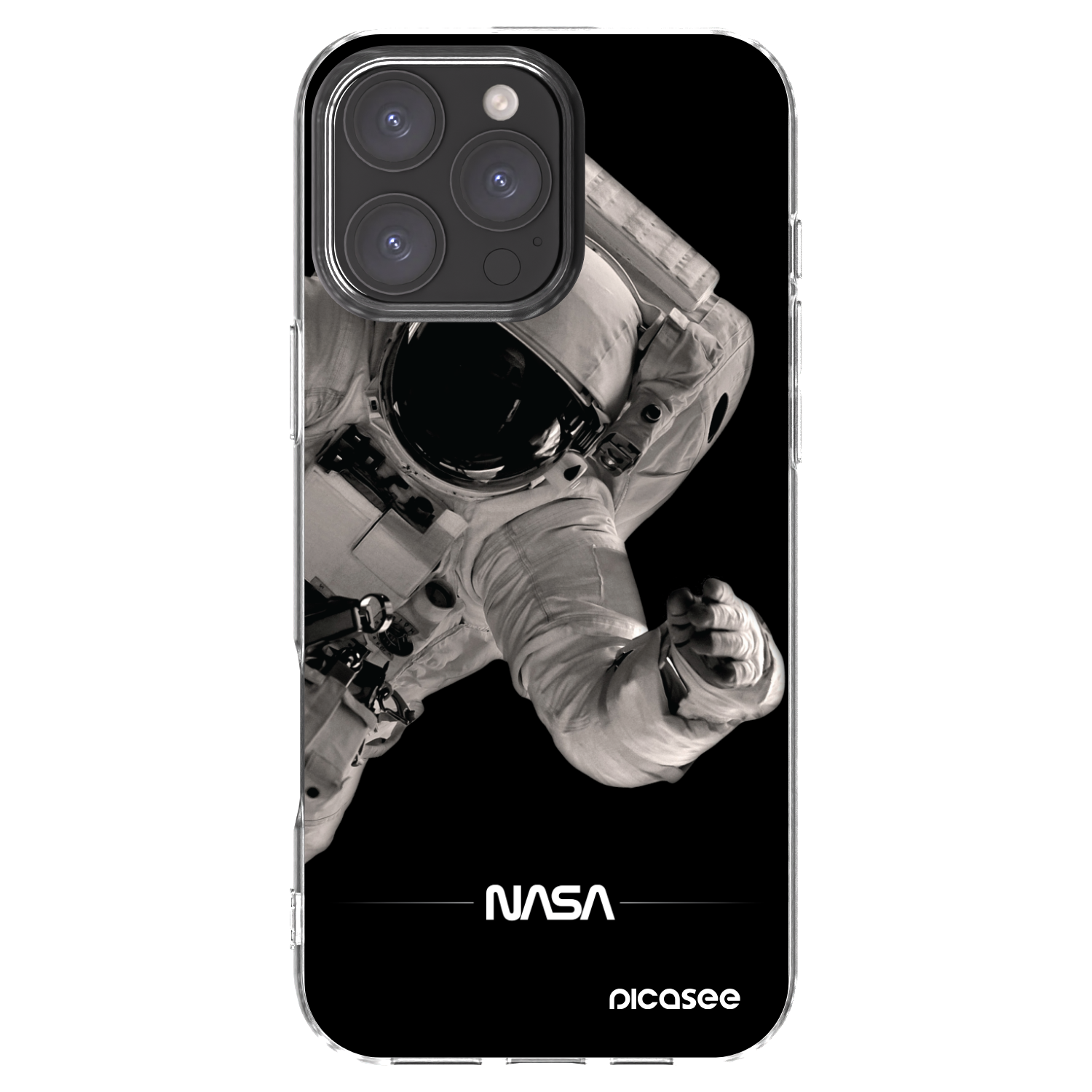 Picasee διαφανής θήκη σιλικόνης Apple iPhone 16 Pro Max - Astronaut Big