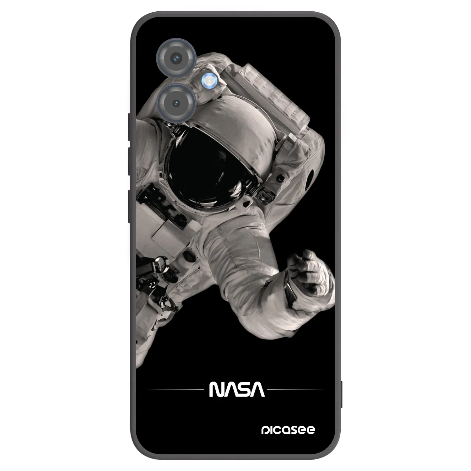 Picasee Μαύρη θήκη σιλικόνης για Motorola Moto G14 - Astronaut Big