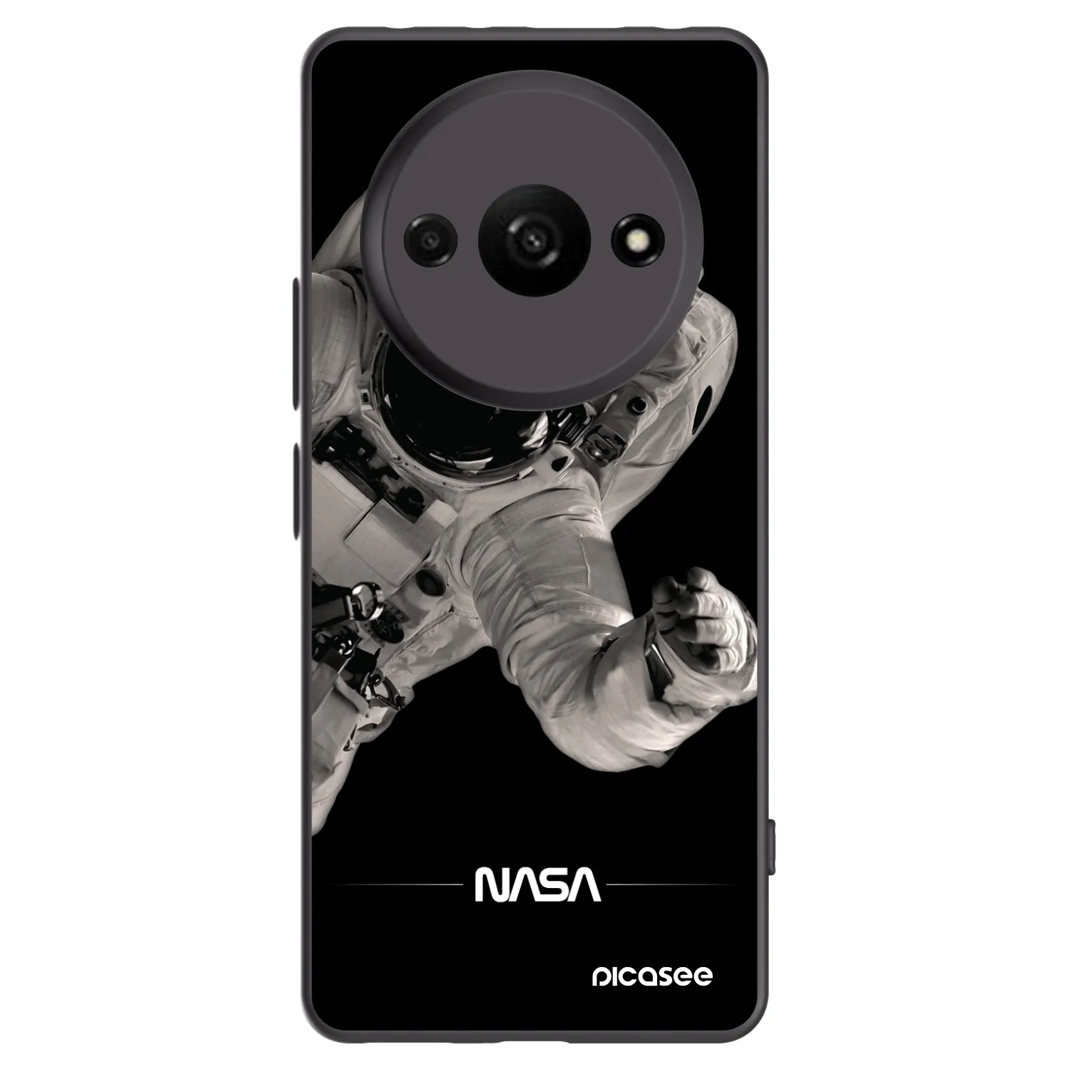 Picasee Μαύρη θήκη σιλικόνης για Xiaomi Redmi A3 - Astronaut Big