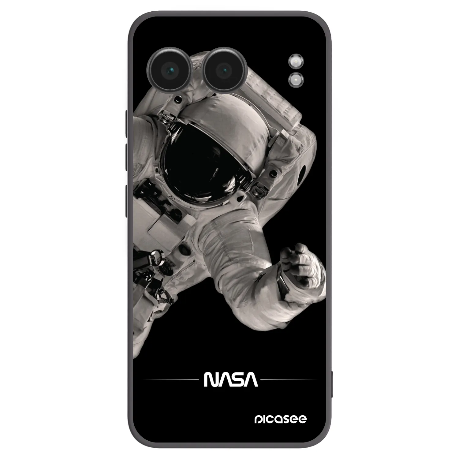 Picasee Μαύρη θήκη σιλικόνης για OnePlus Nord 4 - Astronaut Big