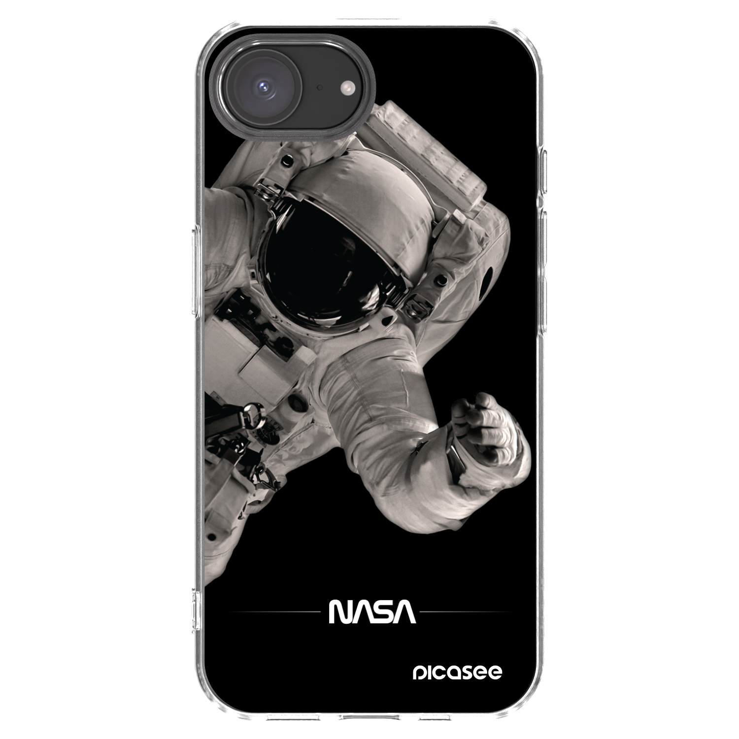 Picasee διαφανής θήκη σιλικόνης Apple iPhone 16e - Astronaut Big