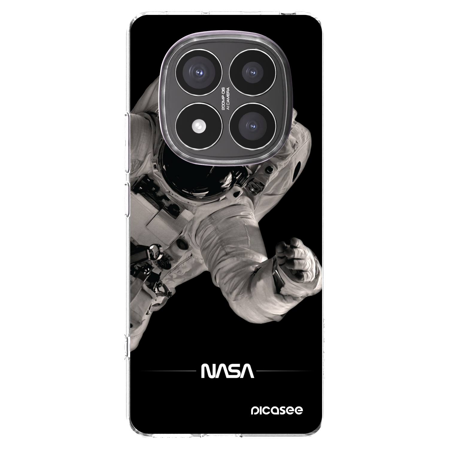 Picasee διαφανής θήκη σιλικόνης Xiaomi Redmi Note 14 Pro+ 5G - Astronaut Big