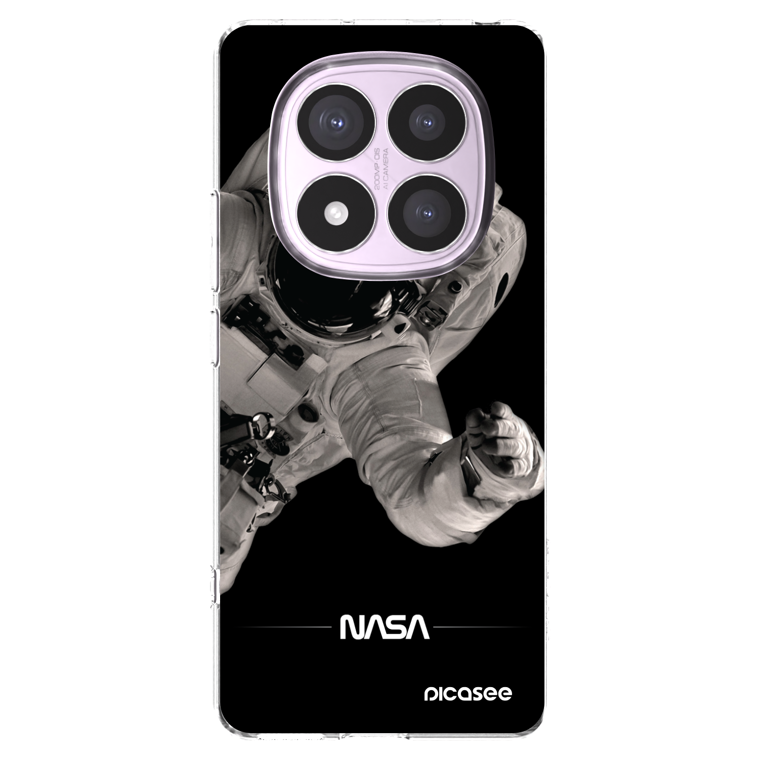 Picasee διαφανής θήκη σιλικόνης Xiaomi Redmi Note 14 Pro 5G - Astronaut Big
