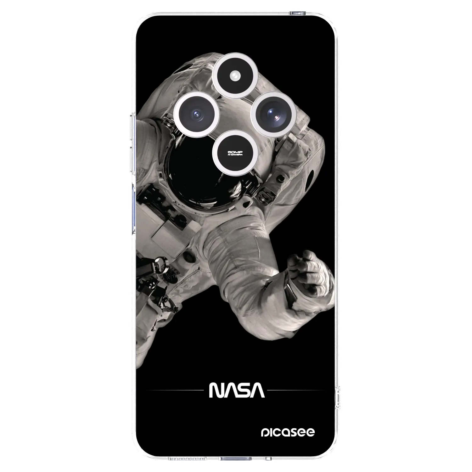 Picasee διαφανής θήκη σιλικόνης Xiaomi Redmi 14C - Astronaut Big