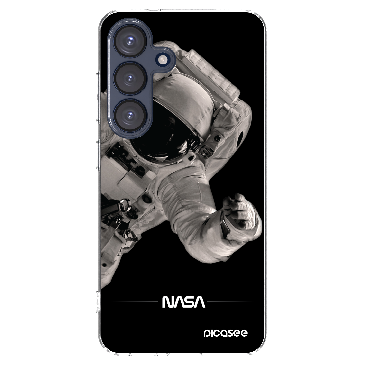 Picasee διαφανής θήκη σιλικόνης Samsung Galaxy S25 5G - Astronaut Big