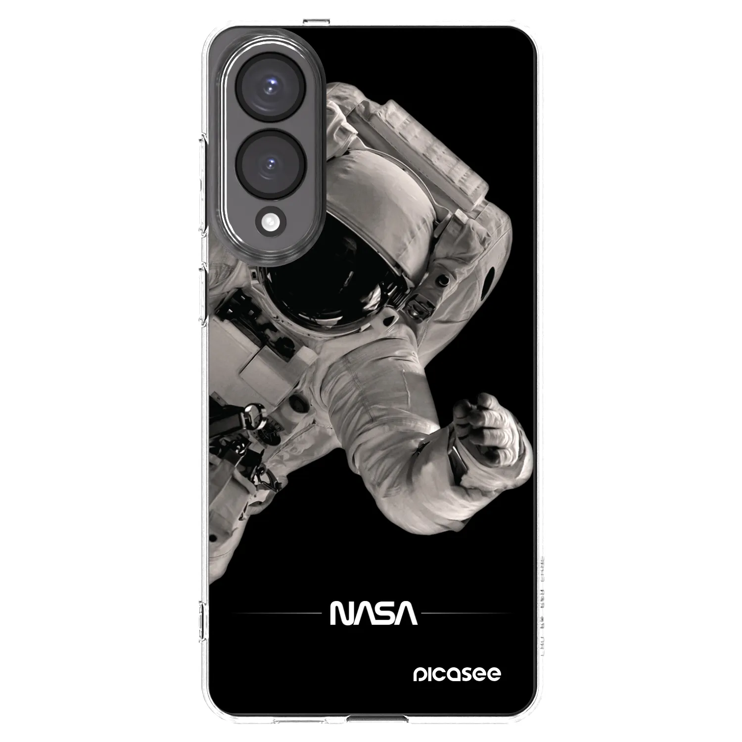 Picasee διαφανής θήκη σιλικόνης Samsung Galaxy S25 Edge 5G - Astronaut Big