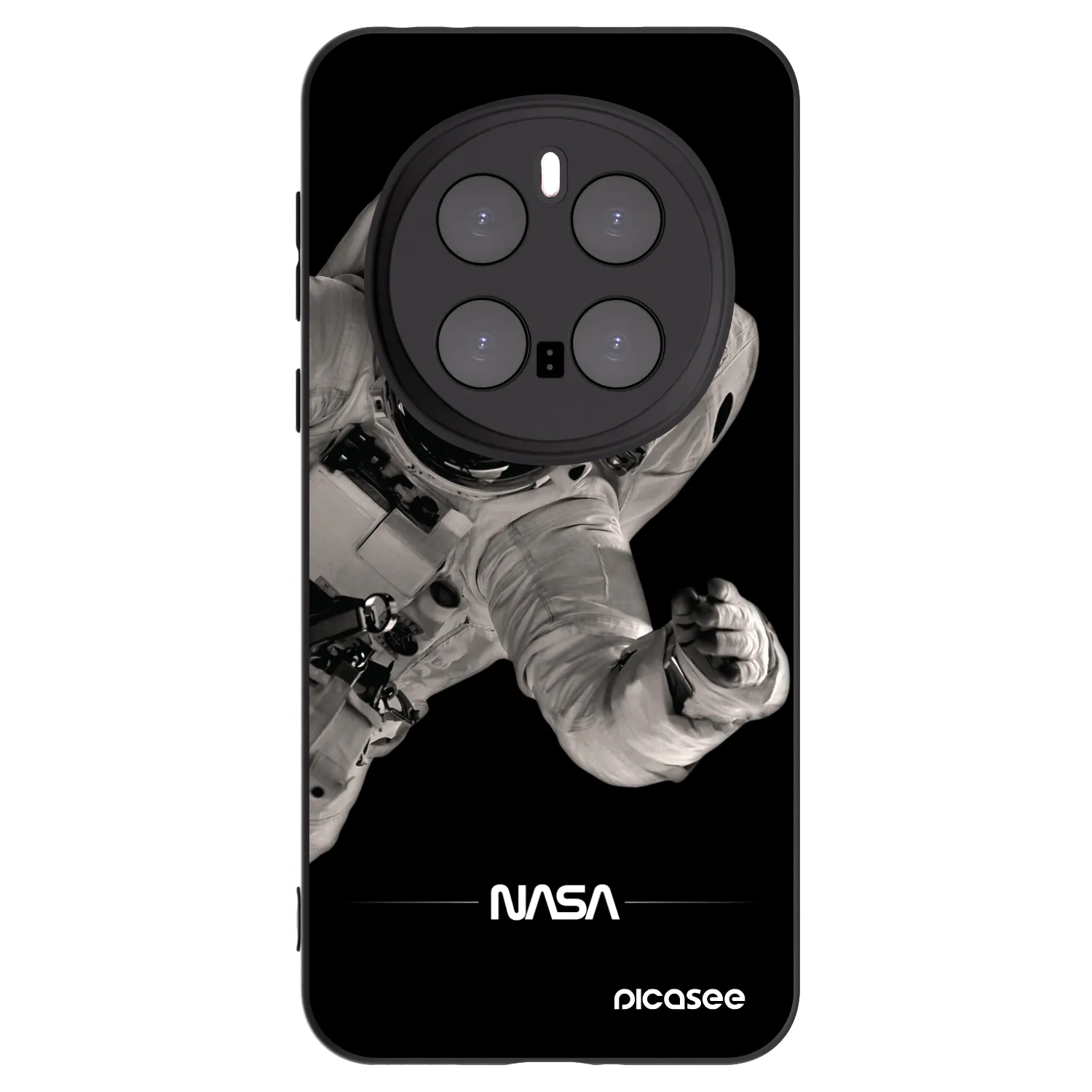 Picasee Μαύρη θήκη σιλικόνης για Honor Magic7 Pro 5G - Astronaut Big