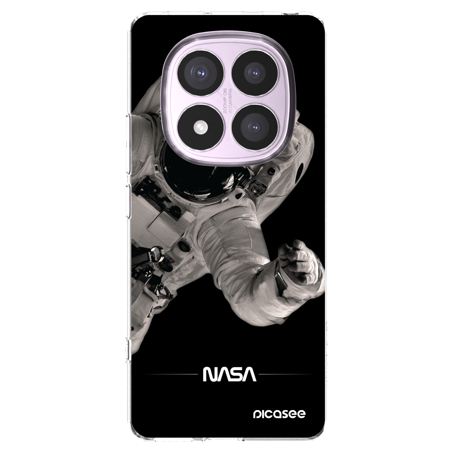 Picasee διαφανής θήκη σιλικόνης Xiaomi Redmi Note 14 Pro 4G - Astronaut Big