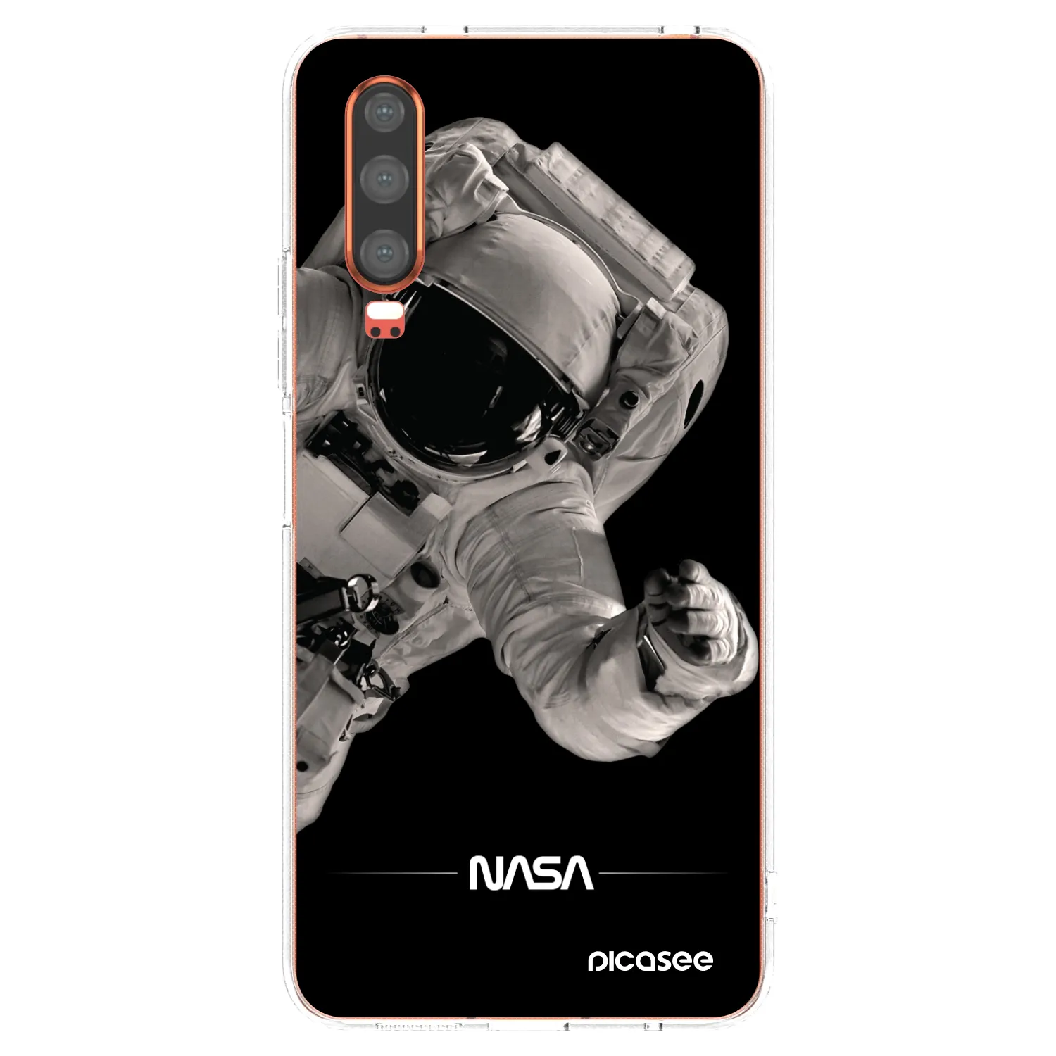 Picasee διαφανής θήκη σιλικόνης Huawei P30 - Astronaut Big