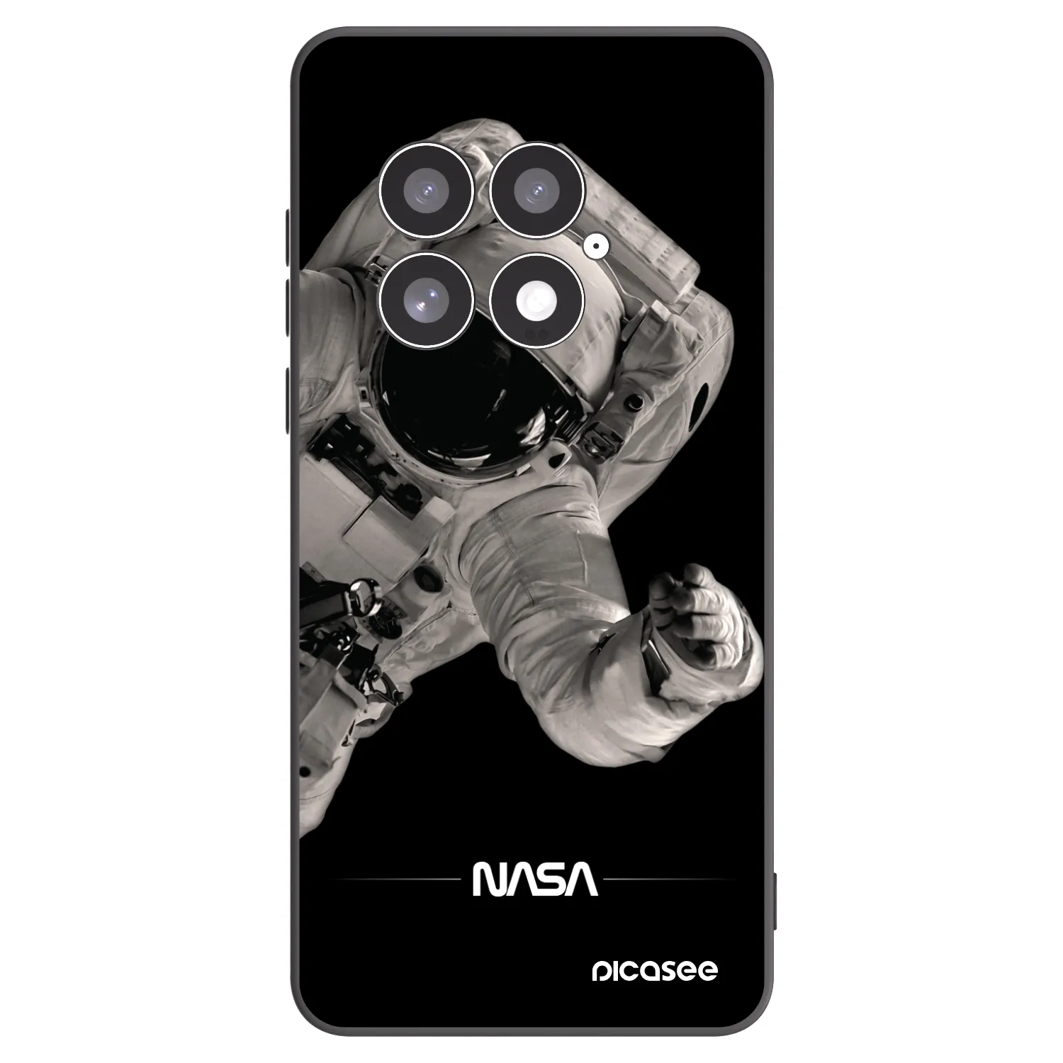 Picasee Μαύρη θήκη σιλικόνης για OnePlus 13 5G - Astronaut Big