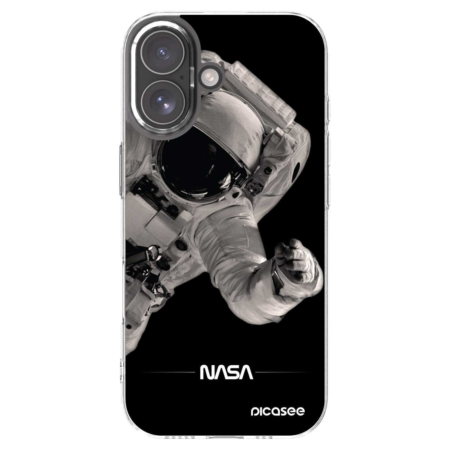 Picasee διαφανής θήκη σιλικόνης Apple iPhone 17 - Astronaut Big
