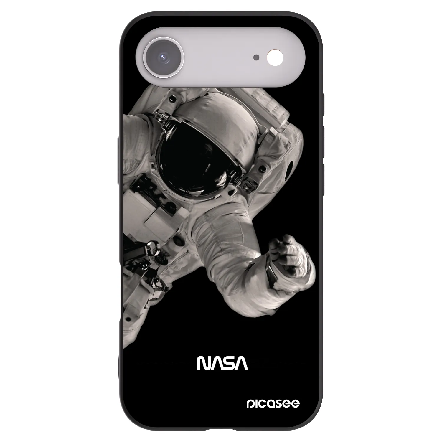 Picasee Μαύρη θήκη σιλικόνης για Apple iPhone Air - Astronaut Big