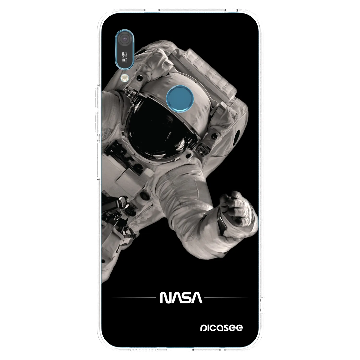 Picasee διαφανής θήκη σιλικόνης Huawei Y6 2019 - Astronaut Big