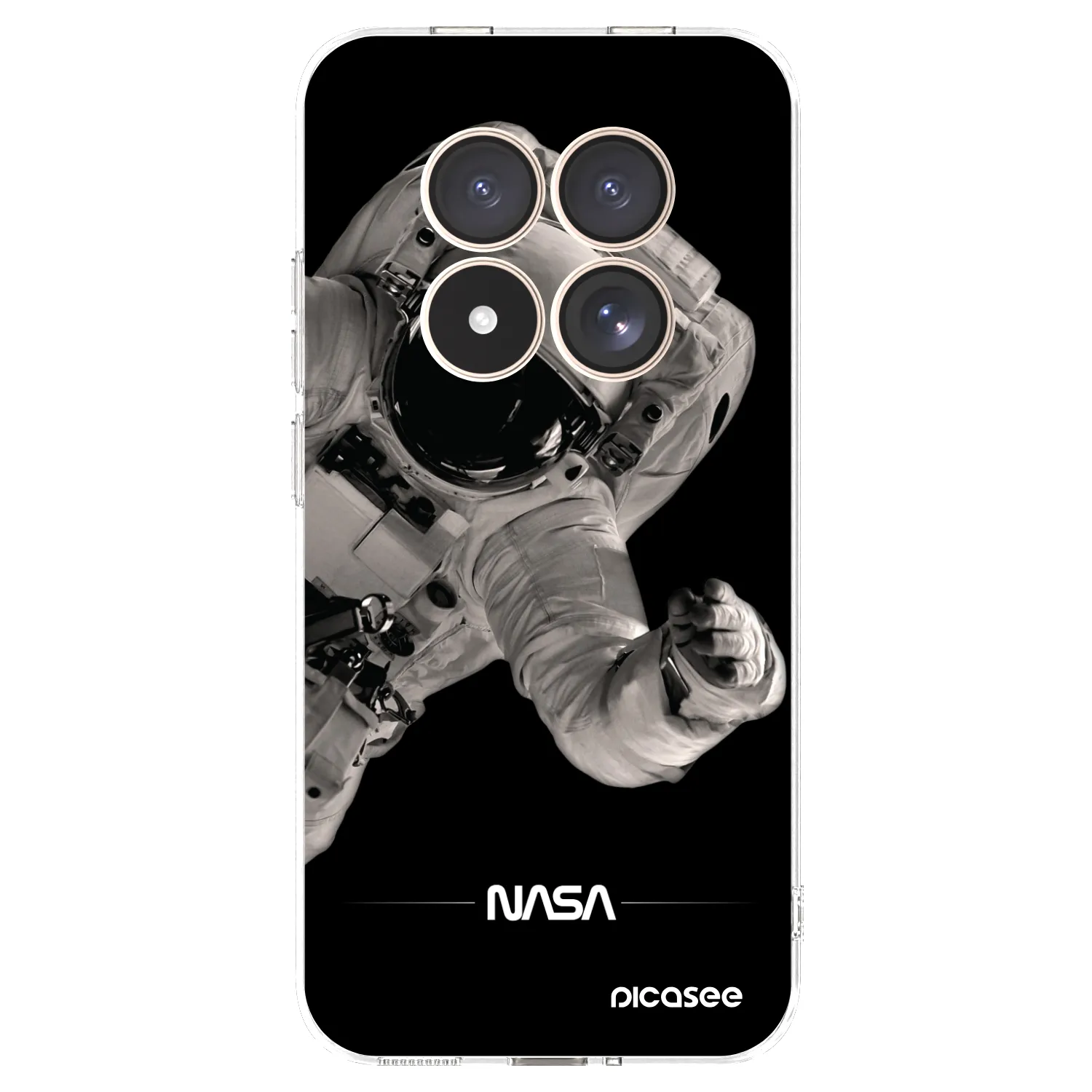 Picasee διαφανής θήκη σιλικόνης Xiaomi Redmi Note 15 Pro 4G - Astronaut Big