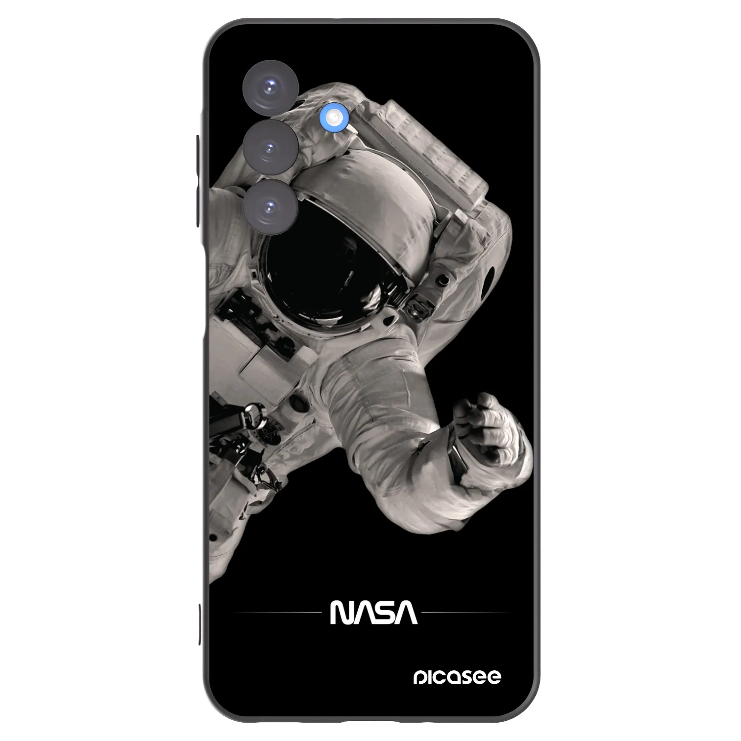 Picasee Μαύρη θήκη σιλικόνης για Samsung Galaxy A17 5G - Astronaut Big