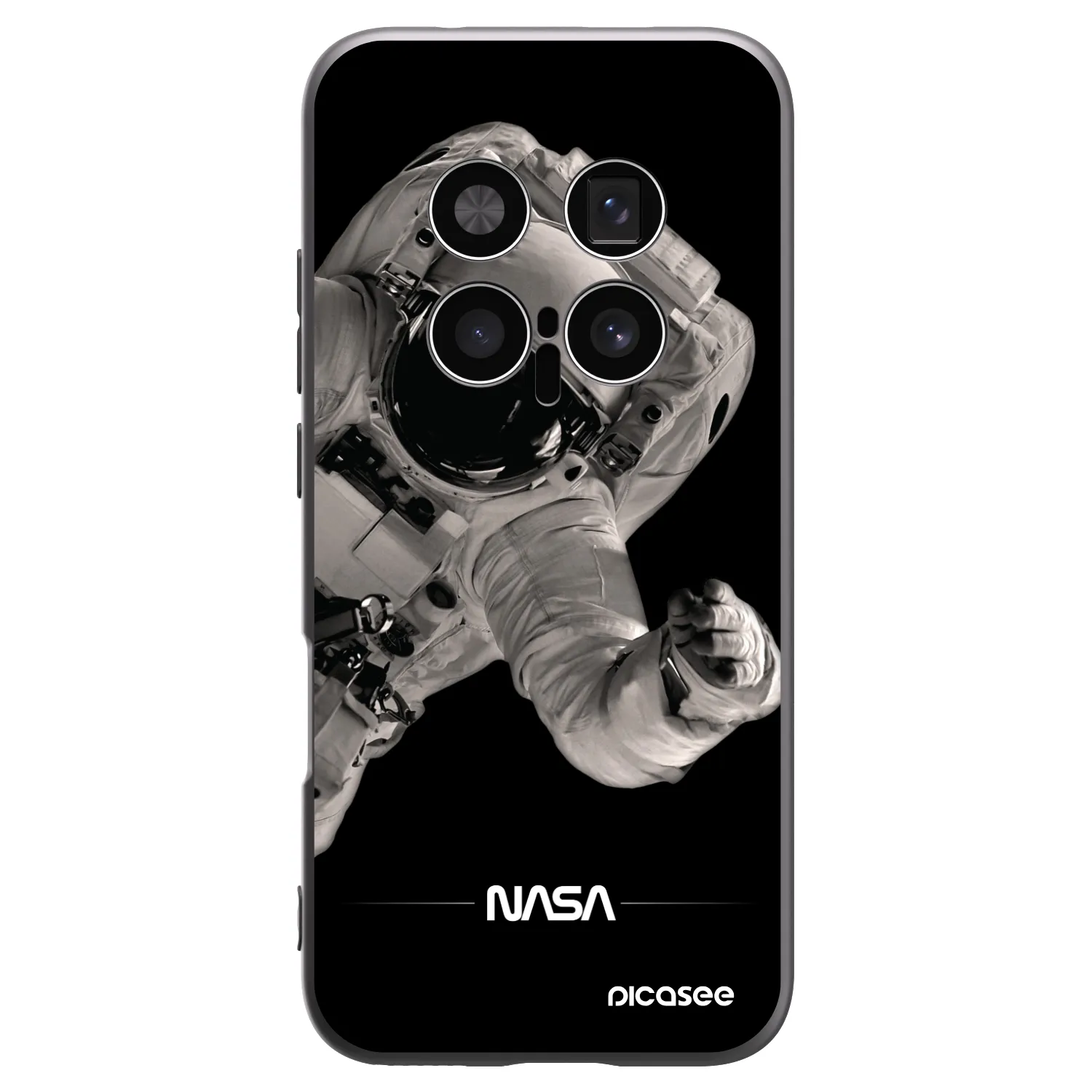 Picasee Μαύρη θήκη σιλικόνης για Honor Magic8 Pro 5G - Astronaut Big