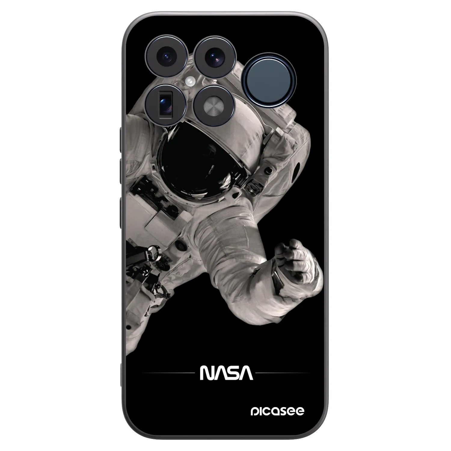 Picasee Μαύρη θήκη σιλικόνης για Xiaomi Poco F8 Ultra - Astronaut Big