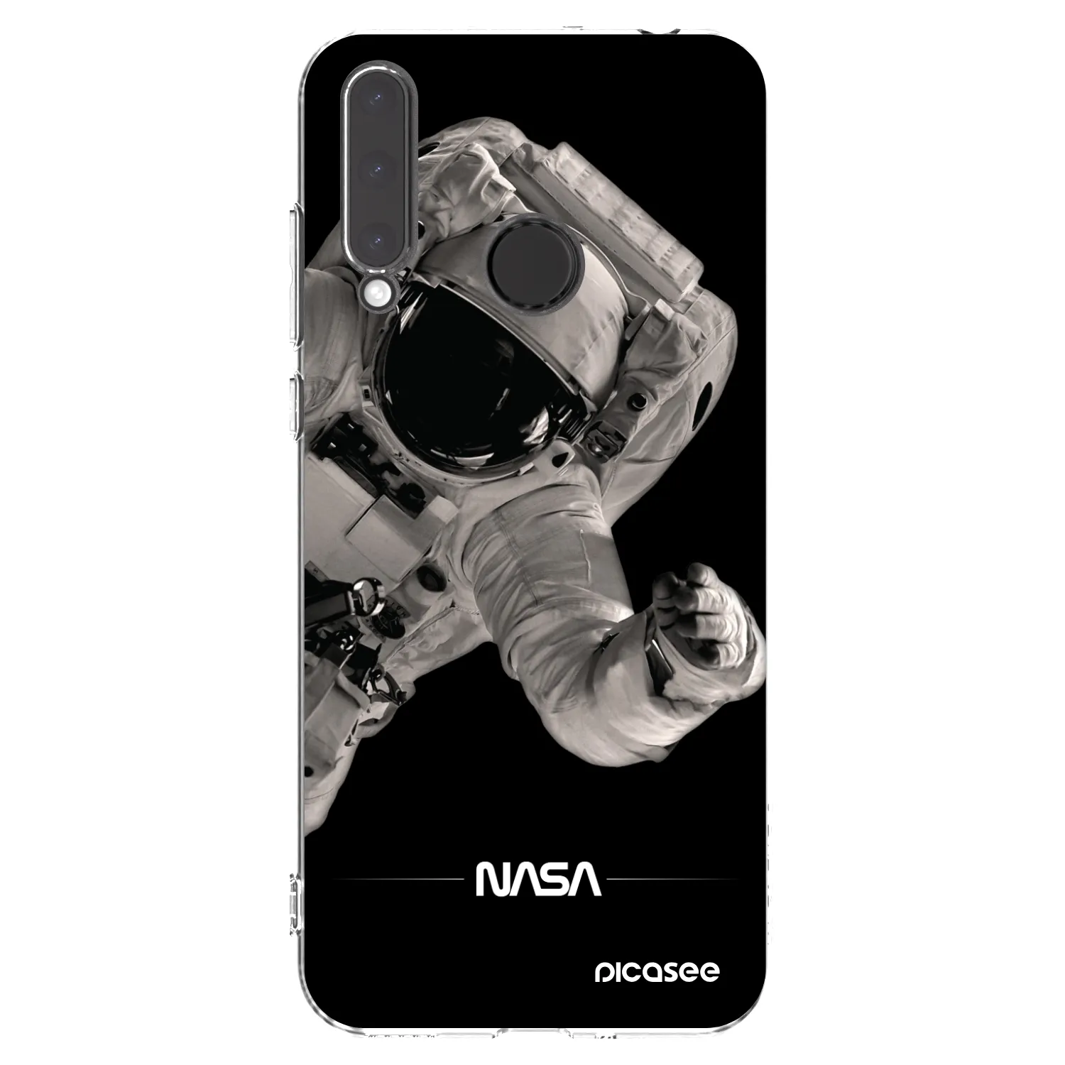 Picasee διαφανής θήκη σιλικόνης Honor 20 Lite - Astronaut Big