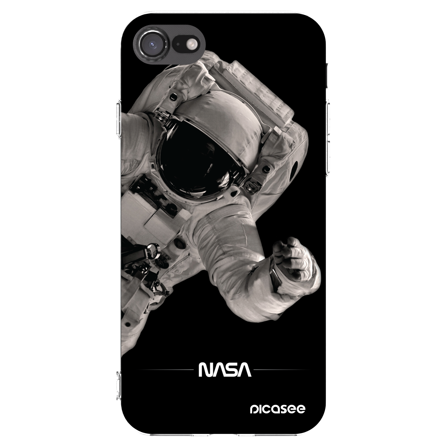 Picasee διαφανής θήκη σιλικόνης Apple iPhone 8 - Astronaut Big