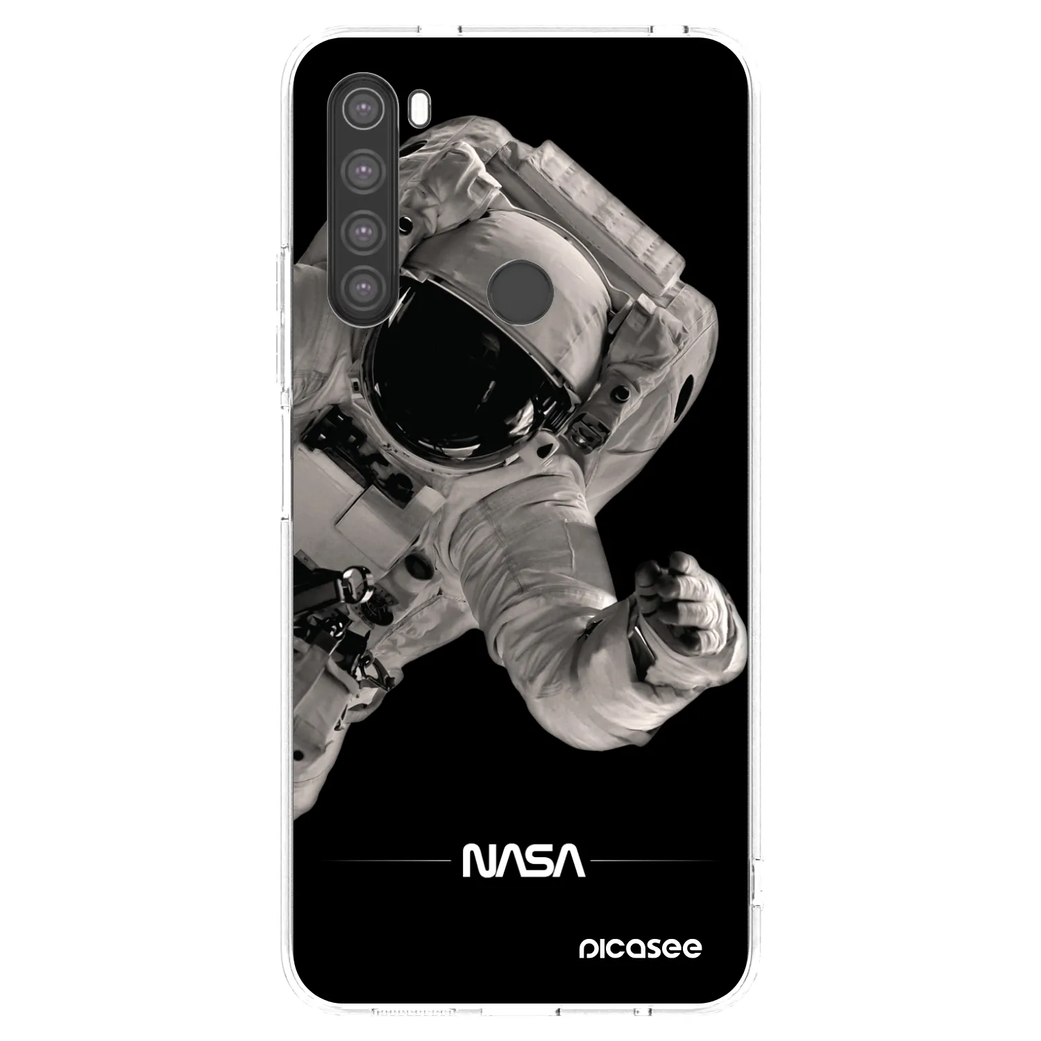 Picasee διαφανής θήκη σιλικόνης Xiaomi Redmi Note 8 - Astronaut Big