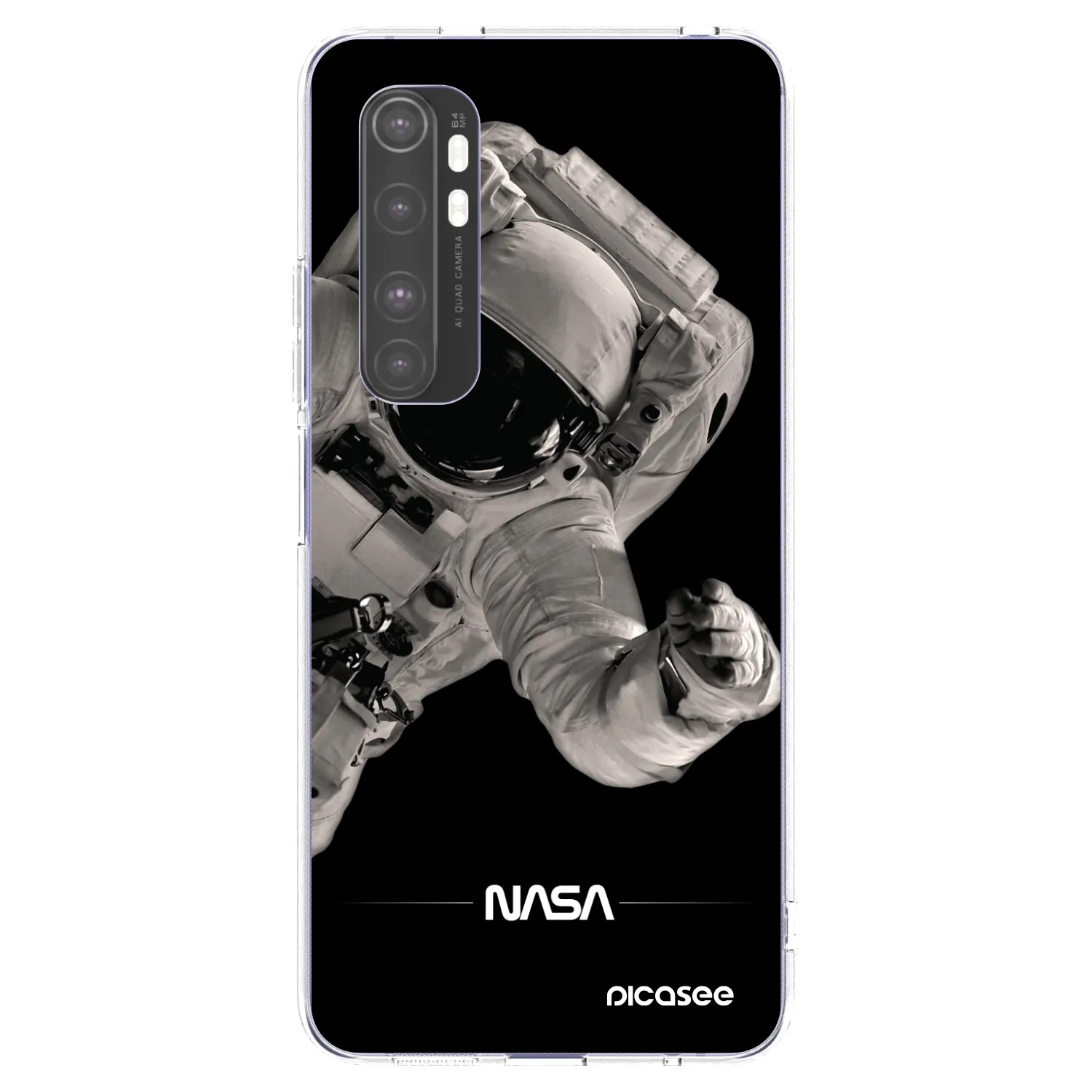 Picasee διαφανής θήκη σιλικόνης Xiaomi Mi Note 10 Lite - Astronaut Big