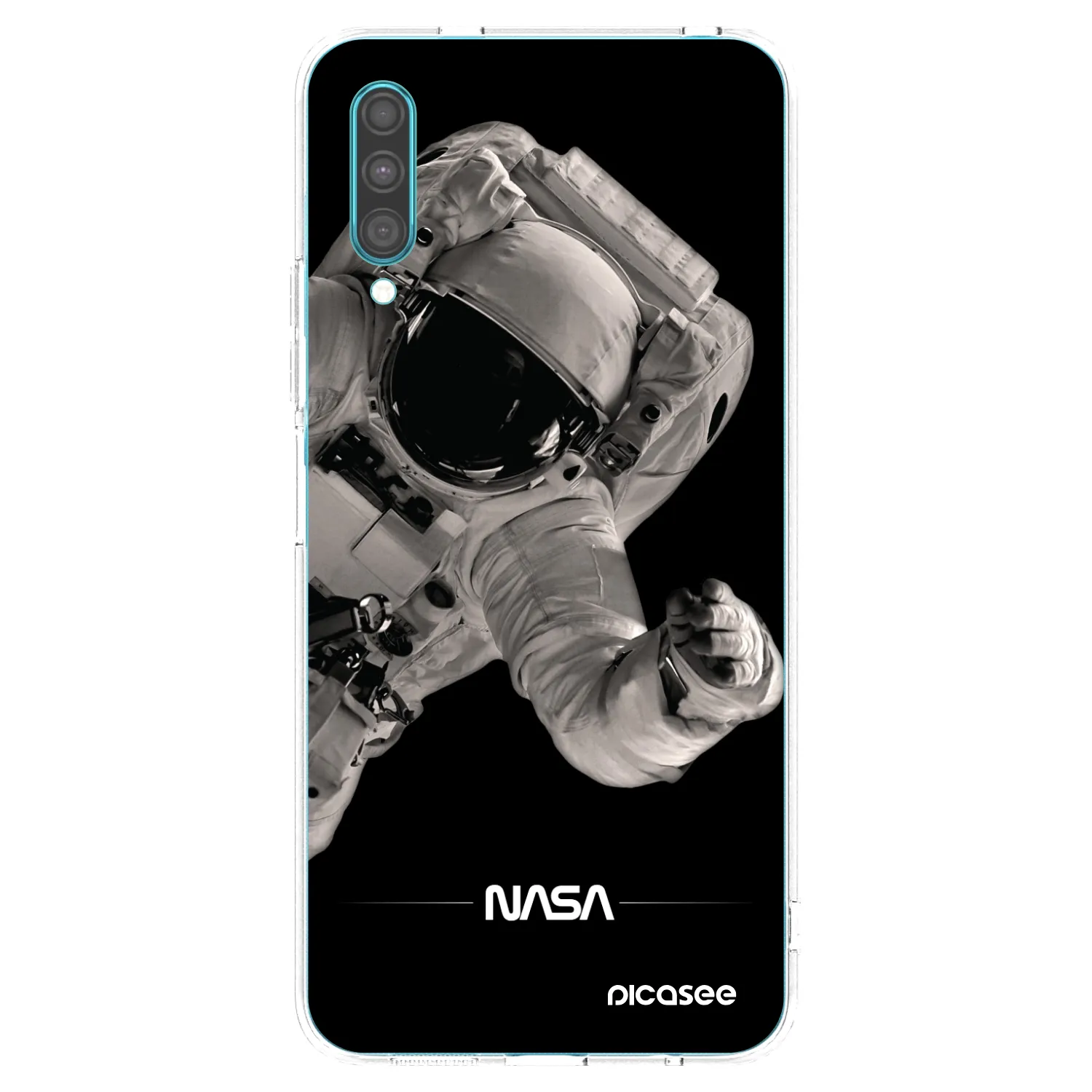 Picasee διαφανής θήκη σιλικόνης Samsung Galaxy A30s A307F - Astronaut Big