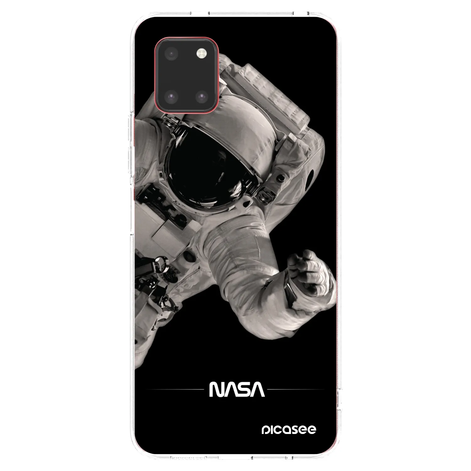 Picasee διαφανής θήκη σιλικόνης Samsung Galaxy Note 10 Lite N770F - Astronaut Big