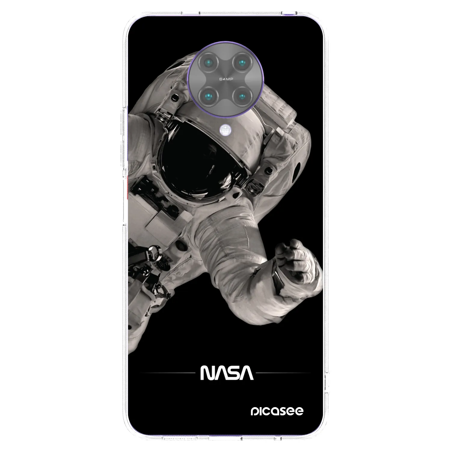 Picasee διαφανής θήκη σιλικόνης Xiaomi Poco F2 Pro - Astronaut Big