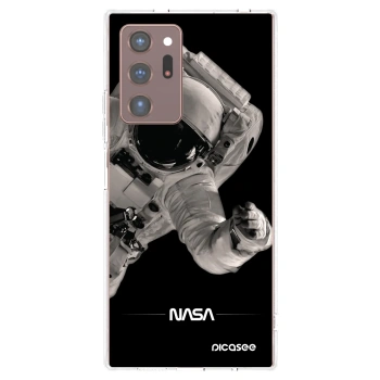 Picasee διαφανής θήκη σιλικόνης Samsung Galaxy Note 20 Ultra - Astronaut Big