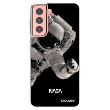 Picasee διαφανής θήκη σιλικόνης Samsung Galaxy S21 5G G991B - Astronaut Big