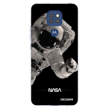 Picasee διαφανής θήκη σιλικόνης Motorola Moto G9 Play - Astronaut Big