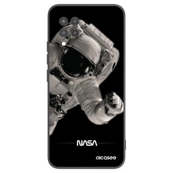 Picasee Μαύρη θήκη σιλικόνης για Samsung Galaxy A42 A426B - Astronaut Big