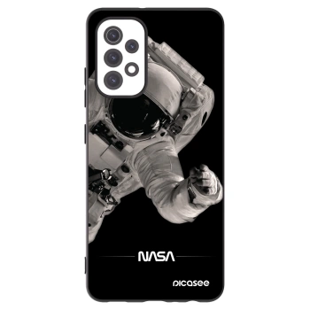 Picasee Μαύρη θήκη σιλικόνης για Samsung Galaxy A32 5G A326B - Astronaut Big