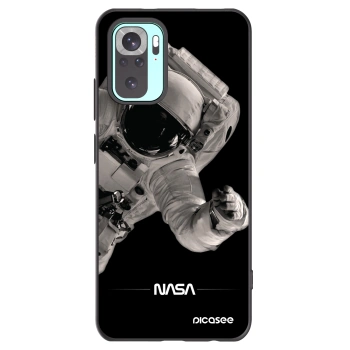 Picasee Μαύρη θήκη σιλικόνης για Xiaomi Redmi Note 10 Pro - Astronaut Big