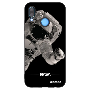 Picasee Μαύρη θήκη σιλικόνης για Huawei P20 Lite - Astronaut Big
