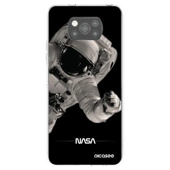 Picasee Μαύρη θήκη σιλικόνης για Xiaomi Poco X3 Pro - Astronaut Big