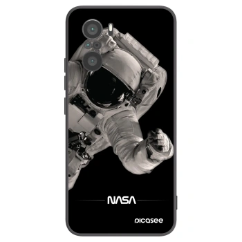 Picasee Μαύρη θήκη σιλικόνης για Xiaomi Poco F3 - Astronaut Big