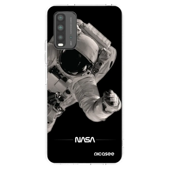Picasee Μαύρη θήκη σιλικόνης για Xiaomi Redmi 9T - Astronaut Big