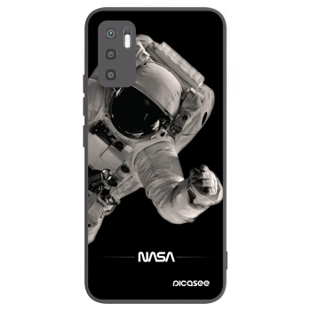 Picasee Μαύρη θήκη σιλικόνης για Xiaomi Redmi Note 10 5G - Astronaut Big