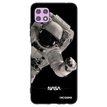 Picasee Μαύρη θήκη σιλικόνης για Samsung Galaxy A22 A226B 5G - Astronaut Big