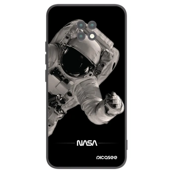 Picasee Μαύρη θήκη σιλικόνης για Xiaomi Redmi Note 9T - Astronaut Big